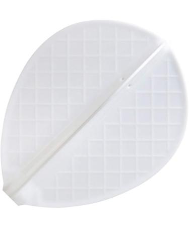 Fit Flight Pro Dart Flights D-4 White by Cosmo Darts | High-Quality Dart Accessories - Buy Online on GoSupps.com