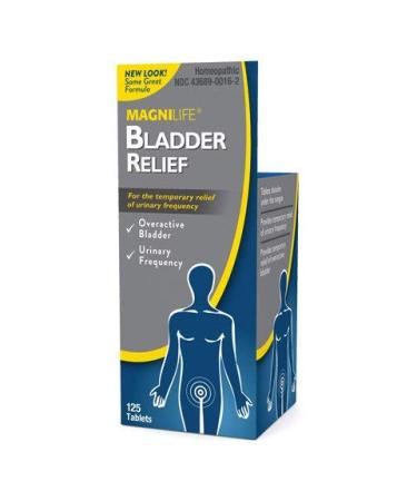 MagniLife Bladder Relief, Fast Acting Relief for Overactive Bladder, Helps Reduce Urination Frequency & Leak Prevention from Coughing, Sneezing & Laughing - 125 Tablets