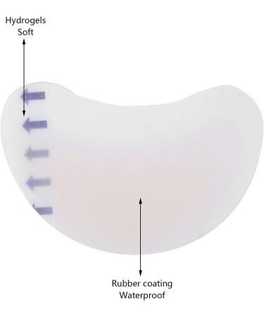Blister Prevention Gel Pads - Waterproof Reusable Heel Inserts for Travel (62x42mm) - Buy Online on GoSupps.com