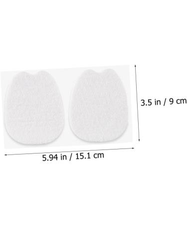 Mobestech 12 Pairs High Heel Insoles Anti-Skid Forefoot Pads for White High Heels & Sports Shoes | Comfort & Support for All Day Wear - Buy Online on GoSupps.com
