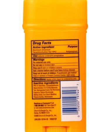 Buy Arm & Hammer Ultra Max Invisible Solid Antiperspirant Deodorant - Active Sport 2.6 oz | International Shipping Available - Buy Online on GoSupps.com