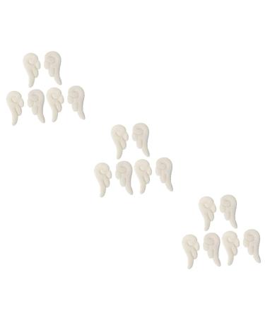 Beavorty 9 Pairs bobby pin girls' accessories clips for hair leather filler Girls Plush Hair Accessories Demon Wings Hairpins hair Tie clip Cute white halloween hair clip newborn