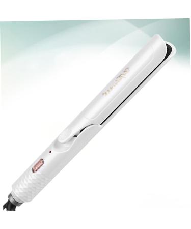Outanaya 1pc Curling Iron for Salon Hair Straightener Brush Curling Wand Hair Straightener and Curler White US Plug White - Buy Online on GoSupps.com