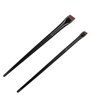 FRCOLOR 12 Sets Eyeliner Brush Makeup Brush Angled Brow Brush Ear Piercing Kit Eyebrow Brush Spoolie Multifunctional Eyebrow Brush Flat Eyebrow Brush Eyes Newborn Wood Eyelash Brush