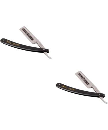 Angoily 2-Pack 66 Steel Razor for Men & Women - Eyebrow & Hairdressing Shavers Old-Fashioned Straight Razor - Buy Online on GoSupps.com
