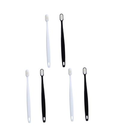 HOMSFOU 6 Pcs Soft Toothbrush Baby Products Soft Fur Small Head Pregnant Woman