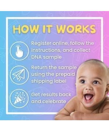 EarlyReveal Tap DNA Test Kit - Painless and Needle-Free Early Gender Detection - Fastest Results in Canada - Test as Early as 7 Weeks Pregnant - 99% Accurate - 100% Painless - Buy Online on GoSupps.com