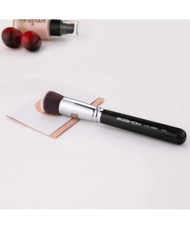 Exam Show Foundation Makeup Brush - Flat Tip Kabuki Brush for Mineral Powder Liquid & Cream Primers Concealer Blend - Soft Facial Brush (F614) - Buy Online on GoSupps.com