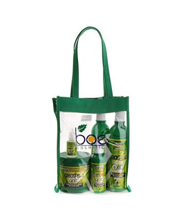 BOE Crece Pelo 5 Pack Combo Set w/ Tote Bag