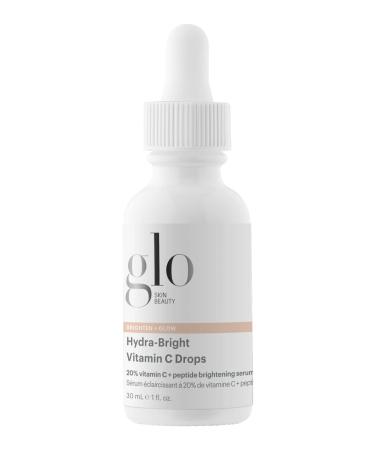Glo Skin Beauty Hydra-Bright Vitamin C Drops - 20% Vitamin C + Peptide Brightening Serum - Formerly Daily Power C+ Serum