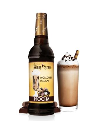 Jordan's Skinny Syrups Sugar Free Coffee Syrup Mocha Flavor Drink Mix Zero Calorie Flavoring for Chai Latte Protein Shake Food & More Gluten Free Keto Friendly 750mL - Buy Online on GoSupps.com