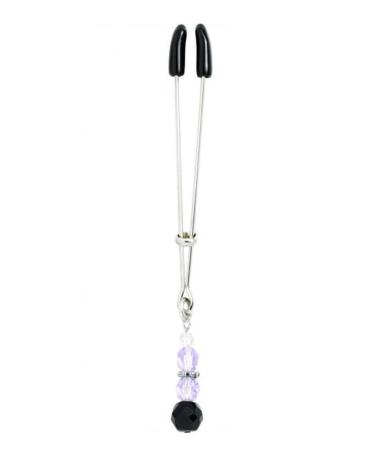 Spartacus Purple BEADED Clit Clamp adjustable clitoris clamp