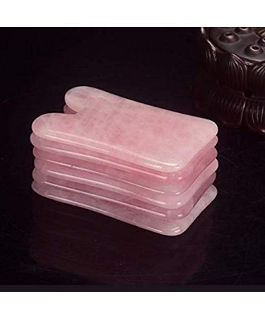 Rose Quartz Gua Sha Tool - 100% Natural Jade Facial Massager for Anti-Aging & Lifting - Buy Online on GoSupps.com