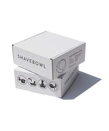 SHAVEBOWL Modular Shaving Bowl - Handcrafted in USA (White) - Buy Online on GoSupps.com