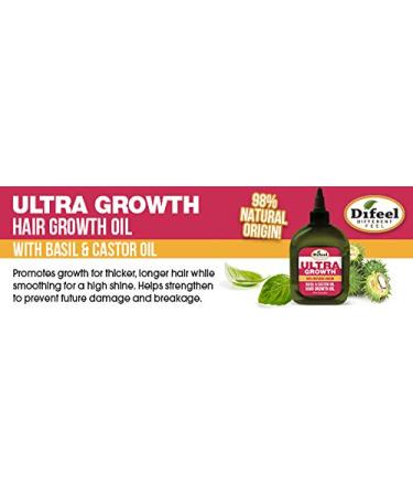 Difeel Ultra Growth Basil & Castor Oil Pro Growth Conditioner 12 oz - Nourish & Strengthen Hair | International Shipping Available - Buy Online on GoSupps.com