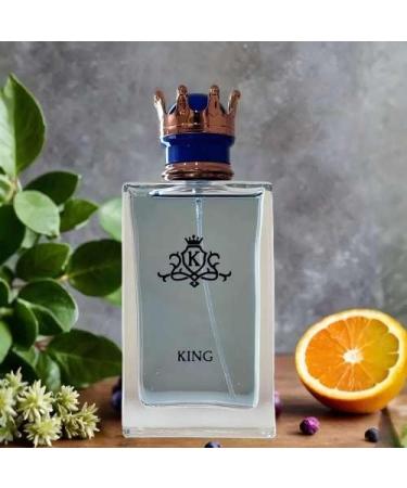 King&Azure Vantage Intense Men Cologne Set Eau De Parfum Spray For Men Fruity Notes Enriched By A Strong Woody Based Fragance Ideal for Day Wear - 3.4 Fl Oz - Buy Online on GoSupps.com