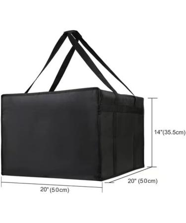 wefenad - Pizza Carrier Insulated Bags Small for veries Insulated Pizza Carrier very Bag 20x20 Food Bag for Personal and Profal Use uH Black Small - Buy Online on GoSupps.com