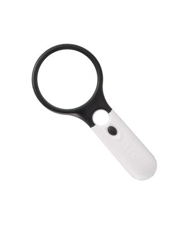 Magnifiers 10 Times high-Definition Magnifying Glass Portable Handheld 70MMLED with Light Magnifying Glass 20 Times Old Reading Magnifying Glass Reading Aids