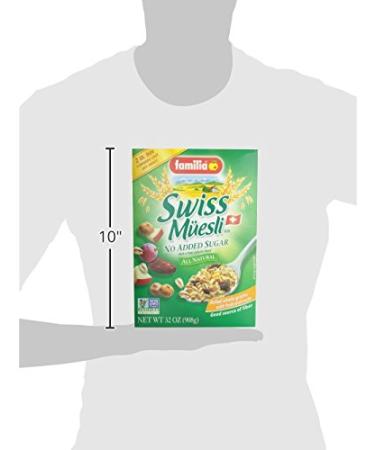 Familia Swiss Muesli Cereal 29oz Box - No Added Sugar (Pack of 1) - Buy Online on GoSupps.com