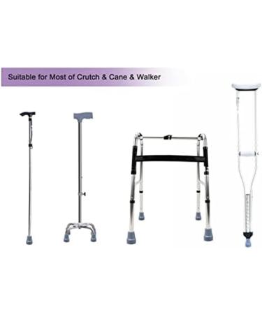 ecaqlin 3/4Inch Heavy Duty Non-Slip Rubber Cane Tips Replacement Cane Foot Caps Crutch Pads 6 PCS - Buy Online on GoSupps.com