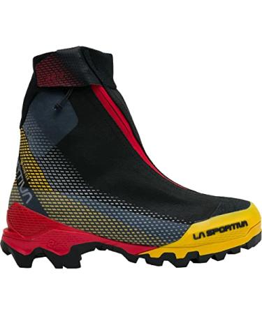 La Sportiva Aequilibrium Top GTX Mountaineering Boot - Men's Black/Yellow, 46.0