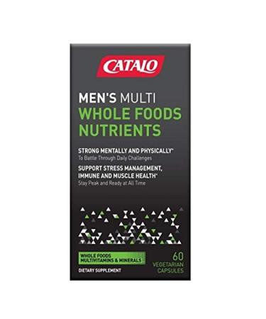 Catalo Naturals Men's Multi Whole Food Nutrients 60 Vegetarian Capsules
