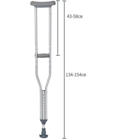 Crutch Underarm Height Adjustable Old-Age Anti-Skid Cane Elderly Retractable Walking Stick Independence - Buy Online on GoSupps.com