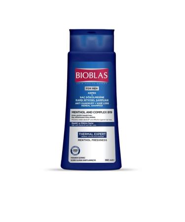 BIOBLAS Bioblas Thermal Expert Men Anti-Dandruff and Hair Loss Shampoo 360ml