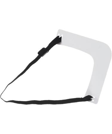 Beard Shaping Template Tool Trimmer Guide White Neckline Shaper DIY Flexible Adjustable Portable HandsMen Home Beard Styling Ruler Deft - Buy Online on GoSupps.com