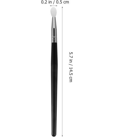 FRCOLOR Silicone Eyeshadow Brush Professional Silicone Lipstick Applicator Lip Makeup Brush Set for Applying Cream 3pcs 14.5x0.5cm Black 1 - Buy Online on GoSupps.com