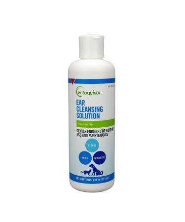 Vetoquinol Ear Cleansing Solution for Dogs and Cats 8 ounces