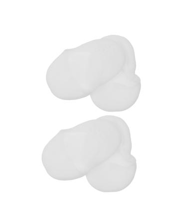 minkissy 2 Pairs Foot Socks Heel Repair Socks for Women Heel Socks for Cracked Heel Moisturizing Sock Soft Moisturizing Gel Socks Dry Feet Socks Men and Women Sock Cover Sebs Porous White White 19x8.7cm