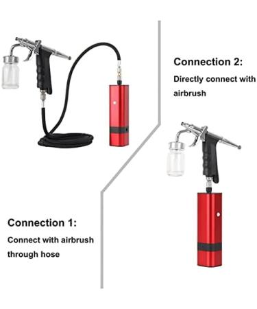 Cake Spray Gun Paint Sprayer Wireless Airbrush Kit for Art Model Body Paint Artist Makeup Nail Tattoos Cake Tools B - Buy Online on GoSupps.com