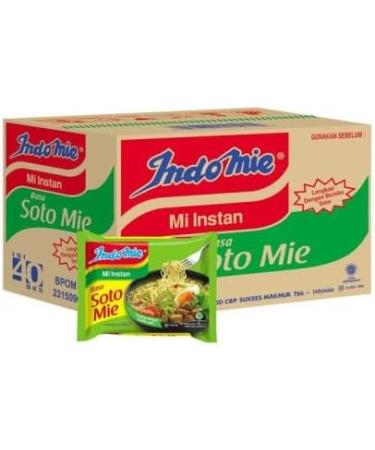  Indomie Indomie Instant Noodles VEGETALE Flavor with Green Lemon Pack of 40 (40 x 75 g) - Buy Online on GoSupps.com