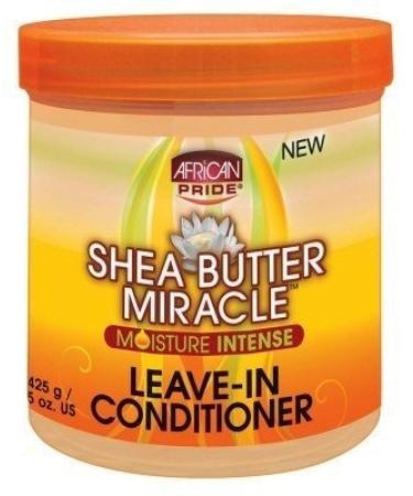SHEA MOISTURE African Pride Miracle 3-Pack Leave-In Treatment Jars with Shea Butter 425g