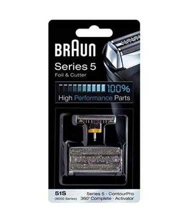 Buy Series 5 51S Foil & Cutter Replacement Head Compatible with Series 5 Contourpro 360 Complete Activator 8000 Series - International Shipping Available - Buy Online on GoSupps.com