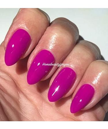 Bluesky Nail Gel Polish Neon Pink Purple Fuchsia Spring Summer Color NEON 28 UV LED Soak Off 10ml - Buy Online on GoSupps.com