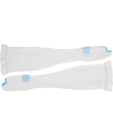 Oceanside Health Compression Socks - Pure White Large | Varicose Vein & Blood Clot Support - Buy Online on GoSupps.com
