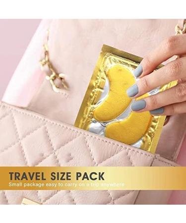 24K Gold Under Eye Patches | Reduce Puffiness Wrinkles & Fine Lines | Revitalize & Refresh Your Skin - Buy Online on GoSupps.com