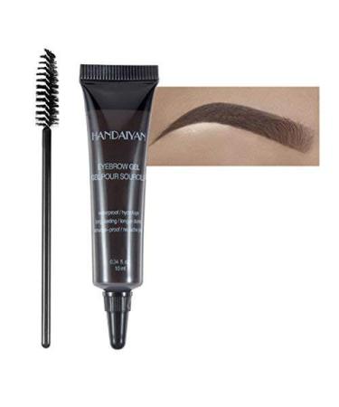 Eyebrow Tinting with Brush Professional Eyebrow Gel Waterproof Instant Eyebrow Color Tint Makeup Tools (#05)