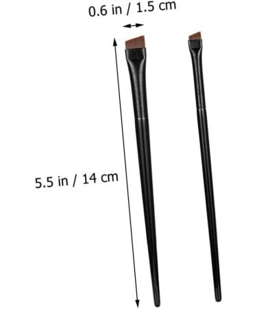 Ipetboom 3 Sets Eyeliner Brush Makeup Brush Eyebrow Brush Multifunctional Angled Brow Brush Eye Liner Wands Newborn Wool Blanket Makeup Tool Brow Brush Kit Ear Toiletries Wood Miss - Buy Online on GoSupps.com