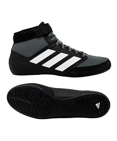 adidas Men's Mat Hog 2.0 Wrestling Shoe 10.5 Black/Onyx/White