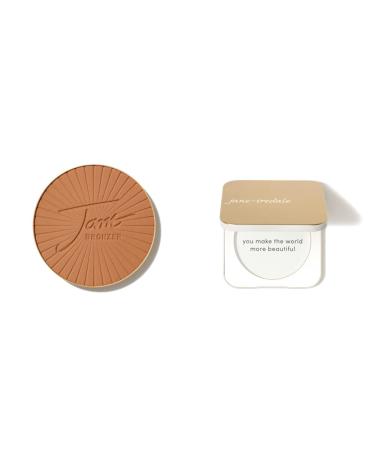 Jane Iredale PureBronze Matte Bronzer Refill Bronzing Powder with Buildable Coverage Lightweight & Breathable Feel Cruelty-Free 3 Natural Tones Medium Refillable Compact Set - Buy Online on GoSupps.com