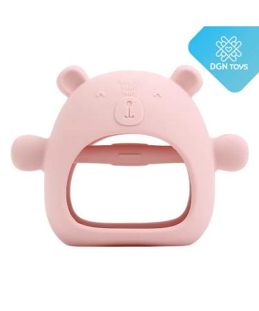 Bite Ring Baby - Blue & Pink | Safe Teething Toys for Infants | International Shipping Available - Buy Online on GoSupps.com