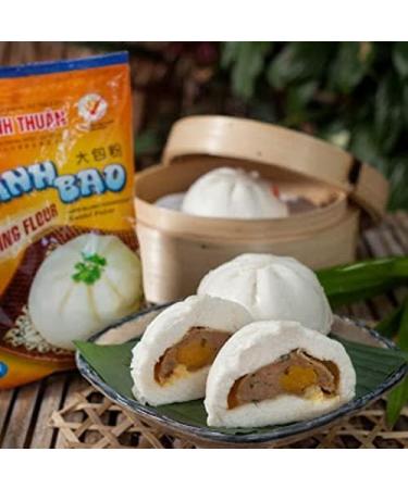 Vinh Thuan Bot Banh Bao (Dumpling Flour) 400g - Steamed cake is lightly spongy large smooth texture. Especially suitable for vegetarians. - Buy Online on GoSupps.com