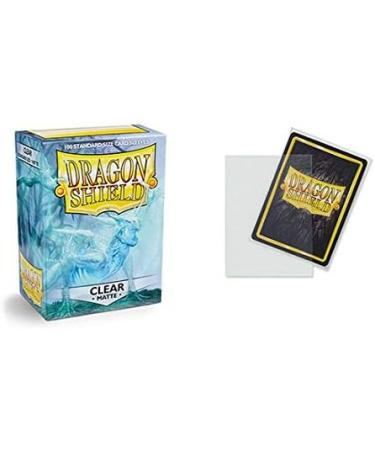 Dragon Shield Matte Clear Standard Size Card Sleeves - 10 Pack Display Box - Buy Online on GoSupps.com