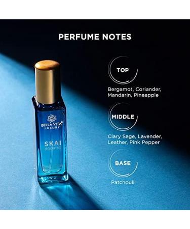 prime craft Luxury Skai Aquatic Eau De Cologne Unisex Perfume for Men & Women with Bergamot Pink Pepper |Long Lasting Aqua EDC Fragrance Scent 20 Ml - Buy Online on GoSupps.com