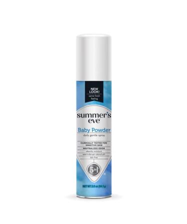 Summer's Eve Feminine Deodorant Spray-Baby Powder 2 oz (Pack of 5) | Refreshing Scent | Feminine Hygiene Product - Buy Online on GoSupps.com