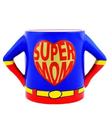 BARGAINS-GALORE Super MOM Mug Tea Coffee HOT Drink Kitchen Novelty Birthday Present Xmas Gift