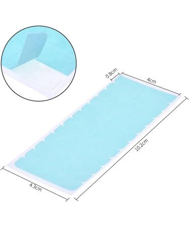 DBOO 96 Pieces Hair Extension Tape Pre-cut Double Sided Adhesive Tapes 4 x 0.8cm Human Hair Extension Tape Tabs for Replacement - Buy Online on GoSupps.com